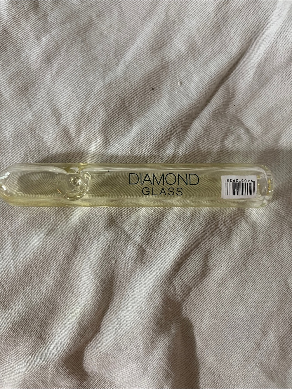 Diamond Glass Yellow/Clear Hand Piece